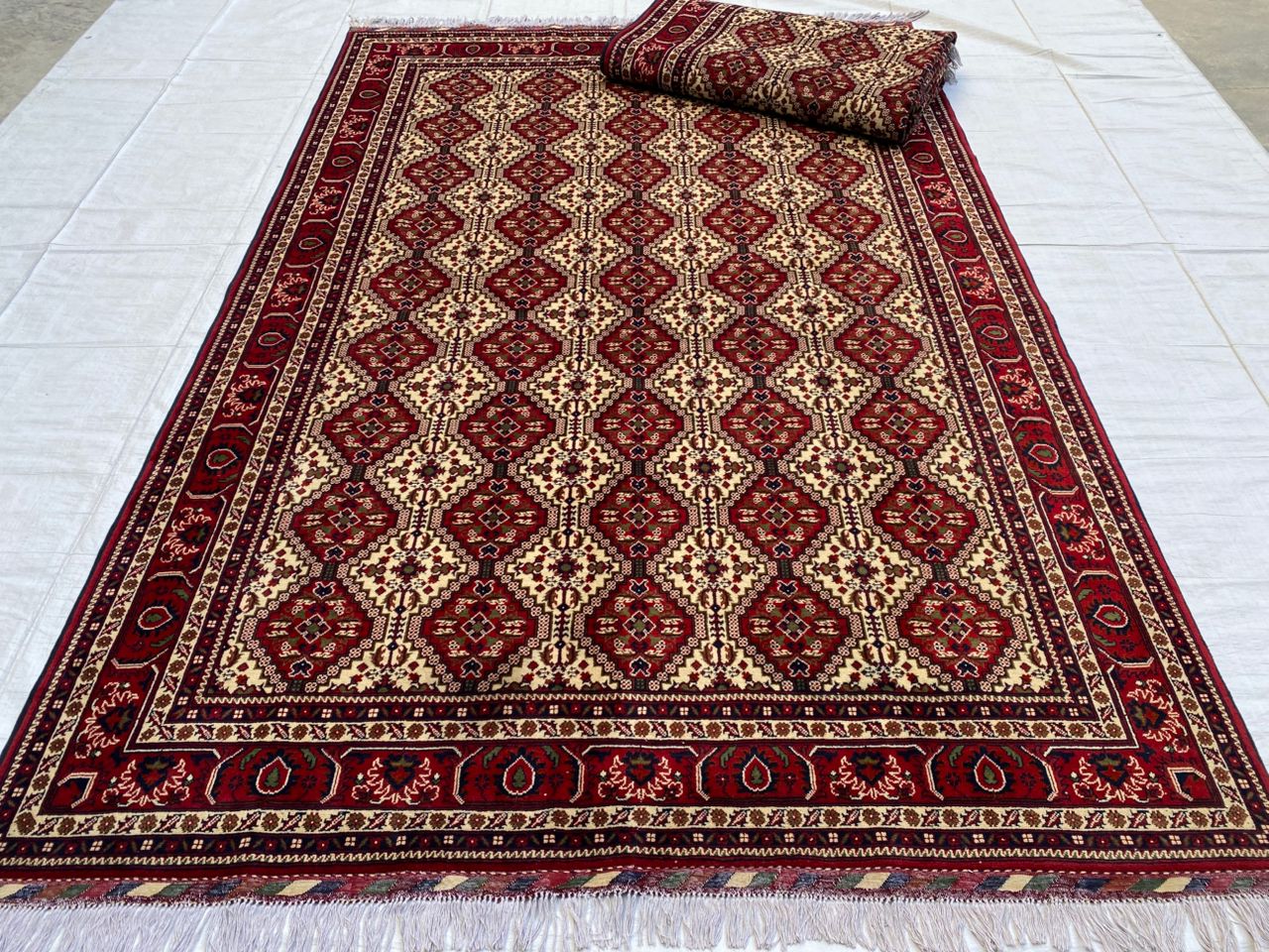 Rug afghan hand made